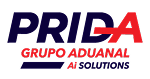 Logo de Prida Grupo Aduanal Solutions, agencia aduanal en México especializada en despacho aduanal y logística inteligente